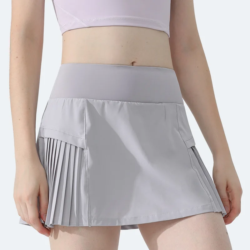 Cloud Hide Quick Dry Sports Skirt Gym badminton Tennis Skirts for Women  Workout Cycling Fitness Shorts High Waist Running Skort