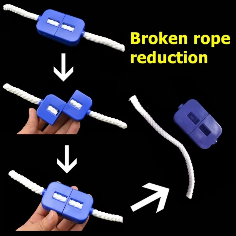 1pc Broken Rope Restoration Close-up Magic Trick Children Puzzle Novelty Magic Prop Toy Gift Easy to operate Prank Joke