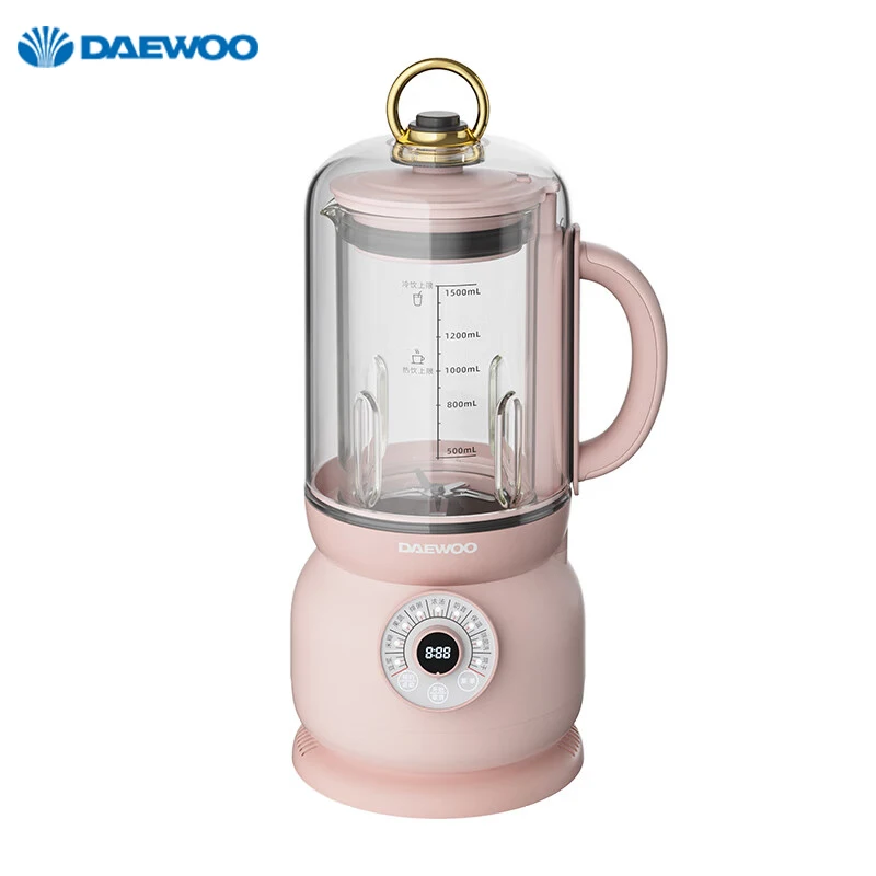 DEAWOO машина для приготовления соевого молока, машина для приготовления соевого молока, электрическая соковыжималка, миксер, экстрактор овощей, пищевой блендер, фильтр, бесплатный суповый горшок, 1500 мл, 220 В