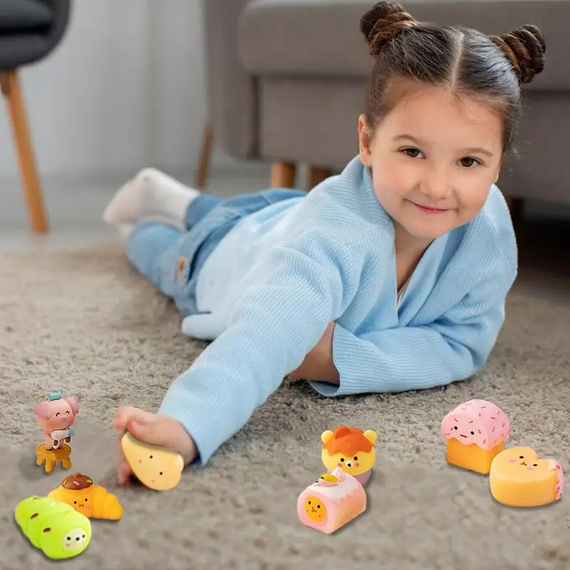 Juguete sensorial de dibujos animados para niños, juguete para apretar al azar, premios escolares, regalo de vacaciones, juguetes Fidget pequeños para niños y niñas