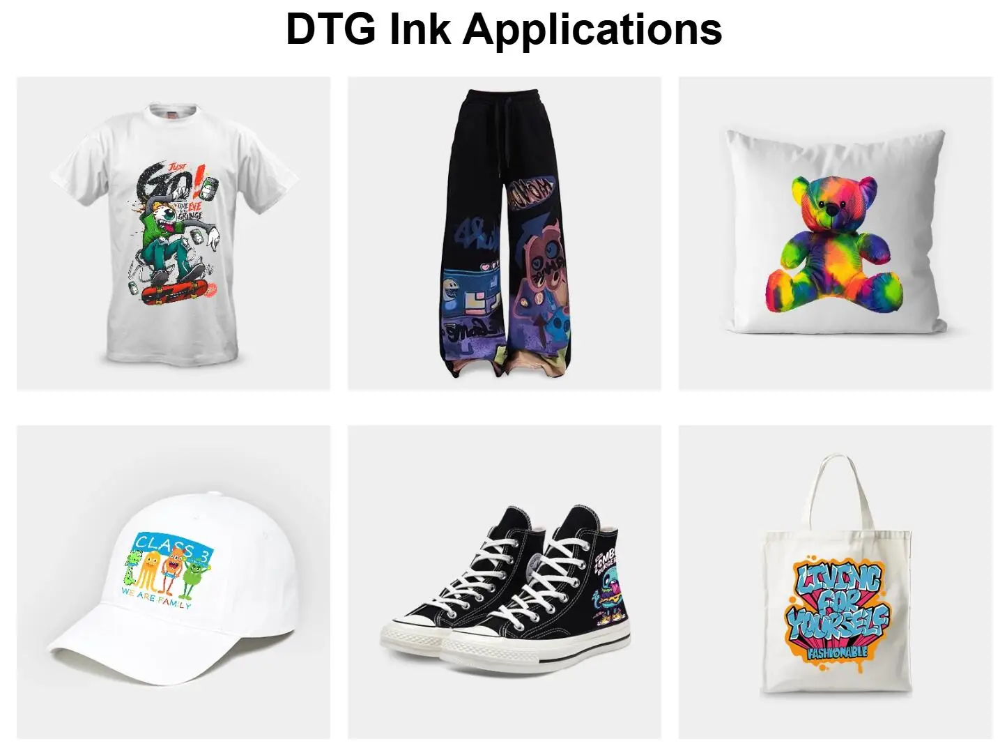 500ml DTG Ink Textile Garment Ink For DX5 DX6 DX7 TX800 I3200 For Epson L1800 1390 R1900 R3000 9600 4800 F2000 F2100 Printer