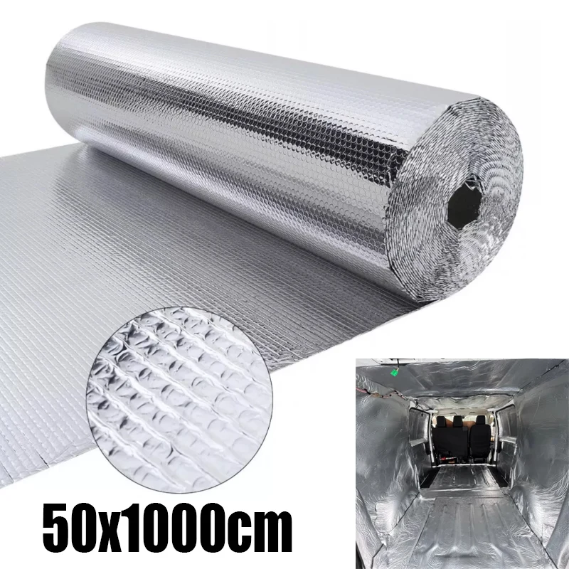

Caravan Bubble Foil Thermal Insulation Camper Van Vapour Barrier Condensation Block For Insulation On Motorhome RV Door Panels