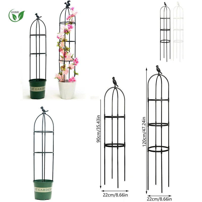 

1Set Climbing Plant Trellis Garden Support Cages For Flowers Plants Support Frame Trellis Climbing DIY Flower Vines Pot Stand