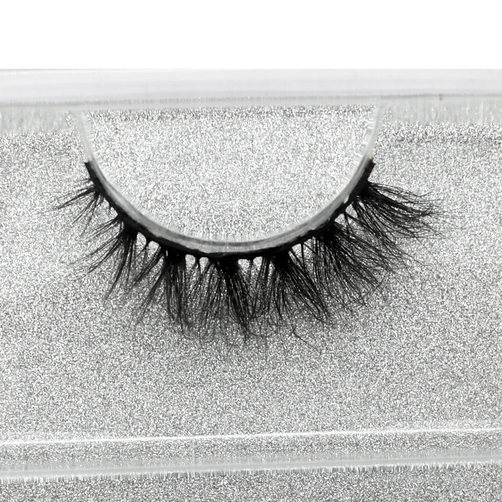 FOXESJI Eye Lashes Messy Fluffy Soft 6D Mink Fake Lashes Extension Natural Mink False Eyelashes High Volume Strip Lashes Lash