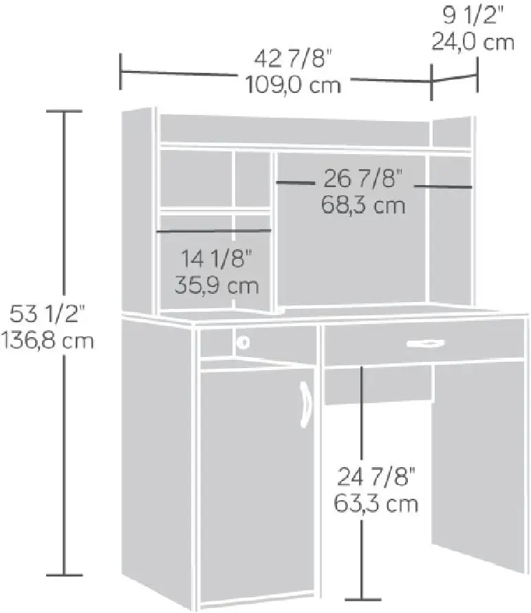 ハッチ付きの透明なデスク,ソーダーの始まり,シナモンチェリー仕上げ