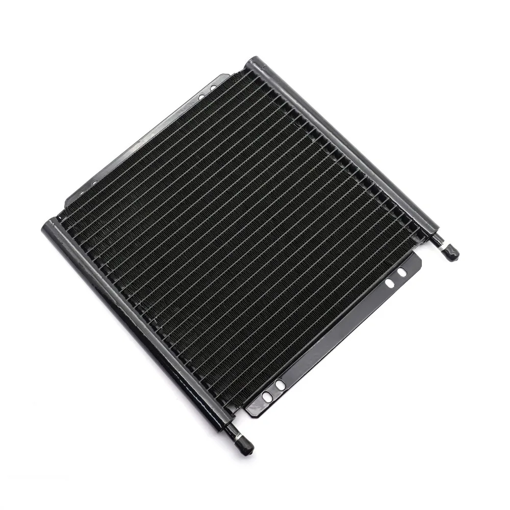 

Automotive Transmission Cooler Aluminum Fin-Type Radiator Universal 11 15 20 26 Rows