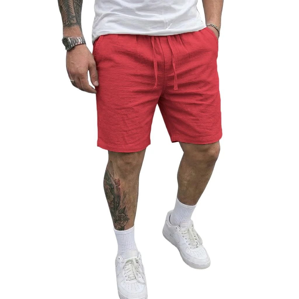 Thumbnail 2 - #2 Trending Mens Cotton Linen Summer Shorts Right Now