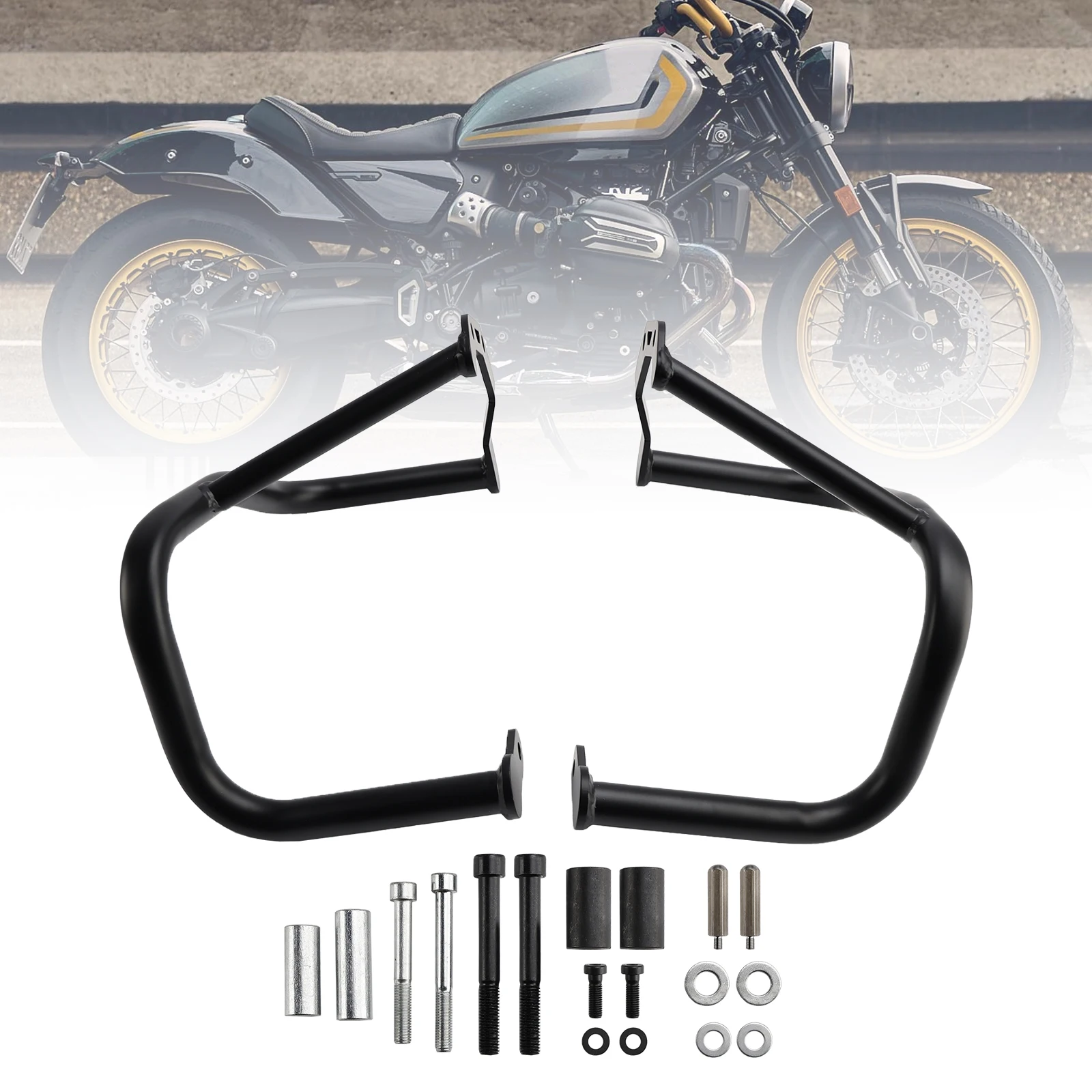 Topteng Engine Guard Crash Bar Frame Protector Bumper For Bmw R12 NineT 2024-2025
