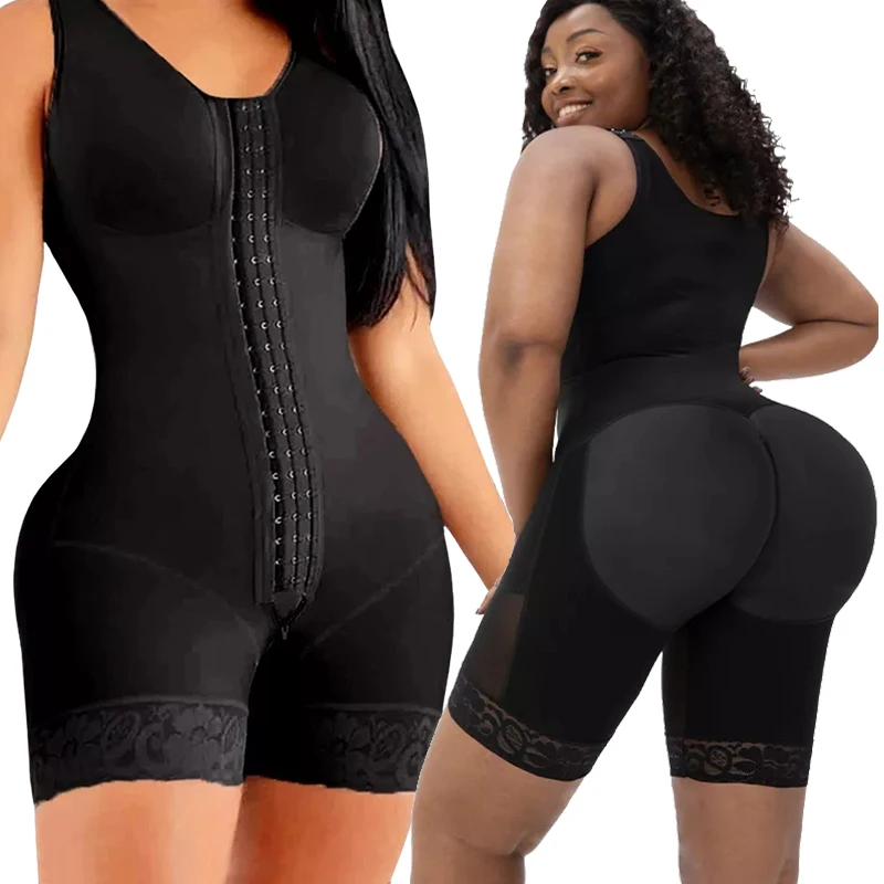 Women Bodyshaper Fajas Colombianas Reductoras Y Moldeadoras Post Surgery Shapewear Compression Slimming Girdle Flat Stomach