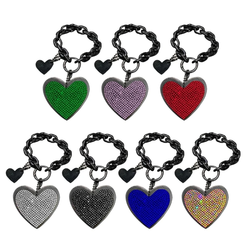 

Women Key Holder Female Heart Bag Love-Pendant Girlfriend Trinket Keyring Gift Keyring Plate Key-Ring Keyring Car