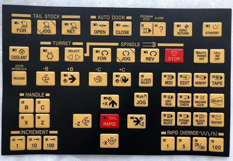 Membrane Keyboard FOR Hyundai Kia Wia Kiaturn SKT SKT21 CNC Lathe Operating