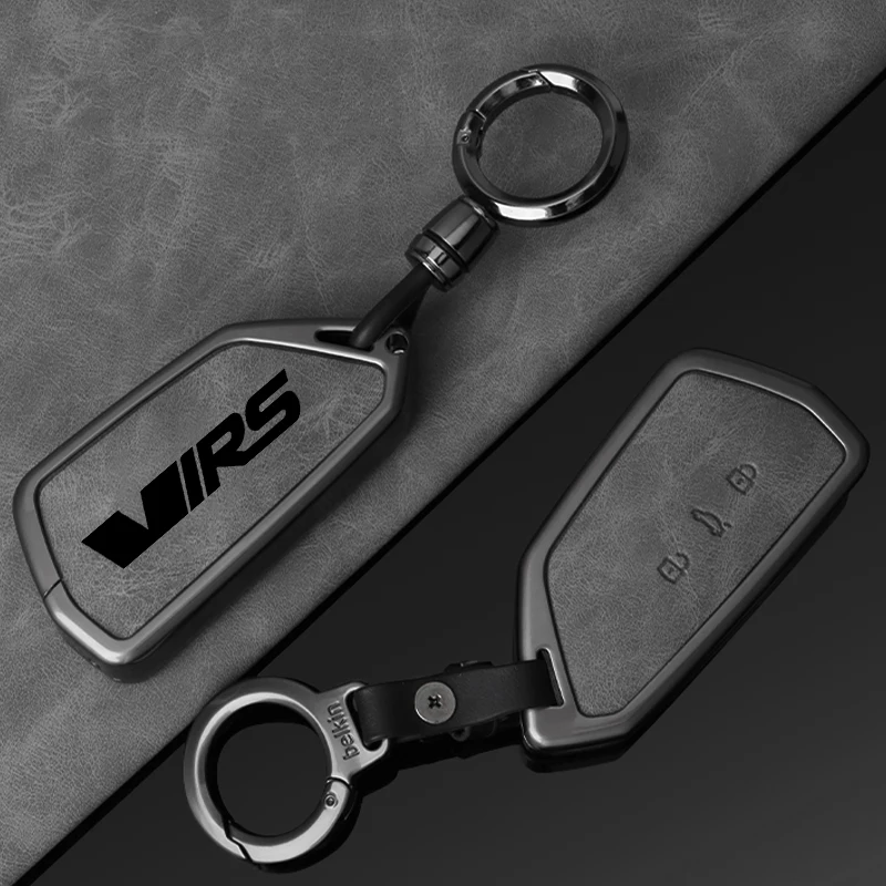 Autoschlüsselhülle aus Zinklegierung für Skoda VRS Octavia Kamiq Kodiaq Karoq RS Superb Fabia Rapid Key Protection Cover Zubehör – Detail 2