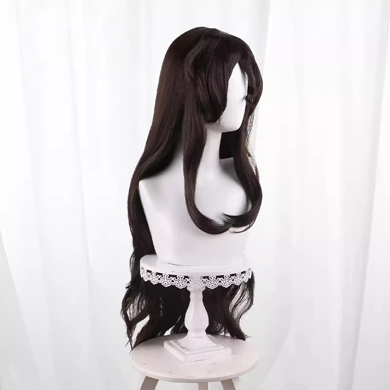 L-Email Pruik Synthetisch Haar Dekoboko Majo No Oyako Jijou Viola Cosplay Pruik 90Cm Zwart Bruin Lange Pruik Hittebestendige Pruiken