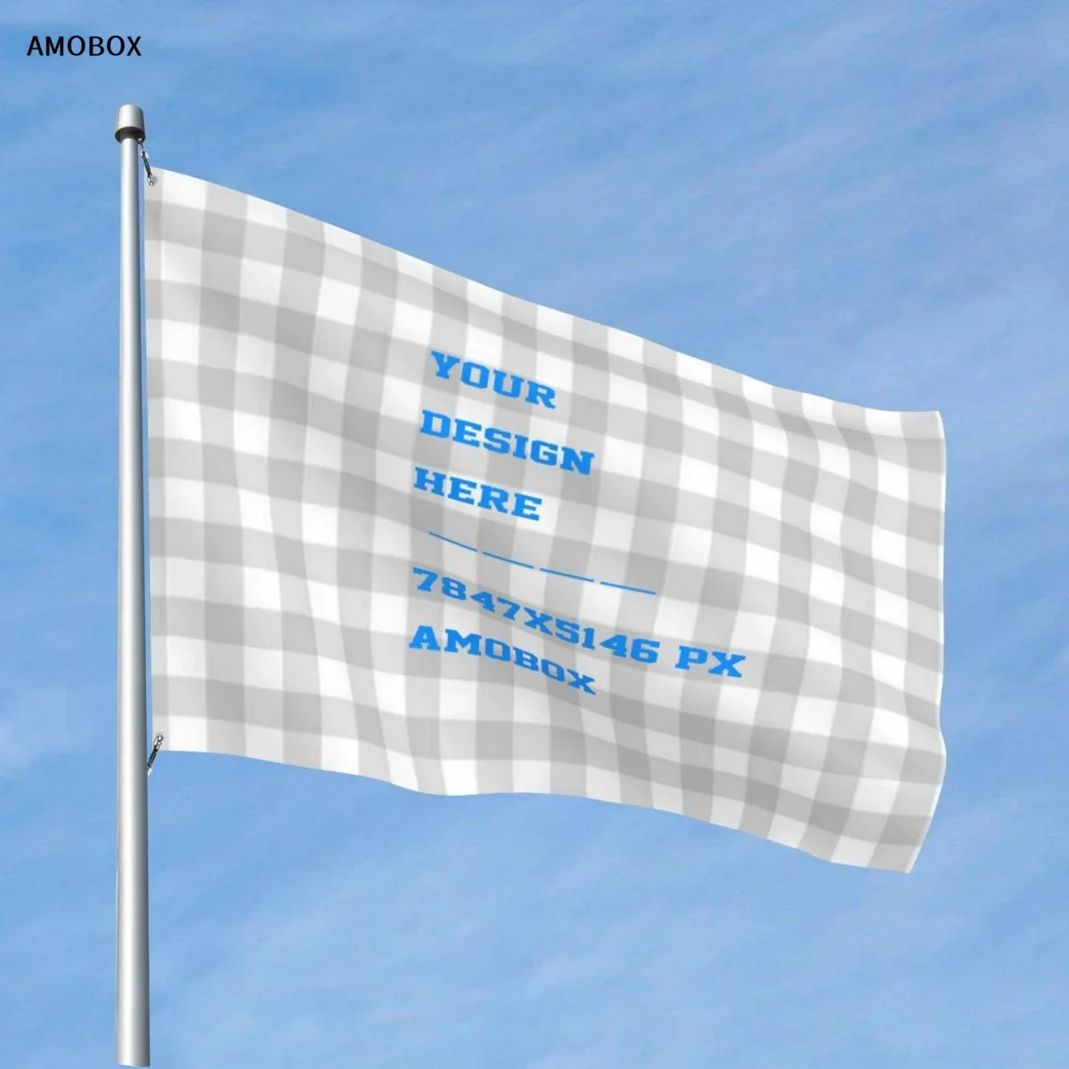 AMOBOX-DIY Flag to Create Your Own Custom Flags, Indoor or Outdoor Banner, 4x6ft