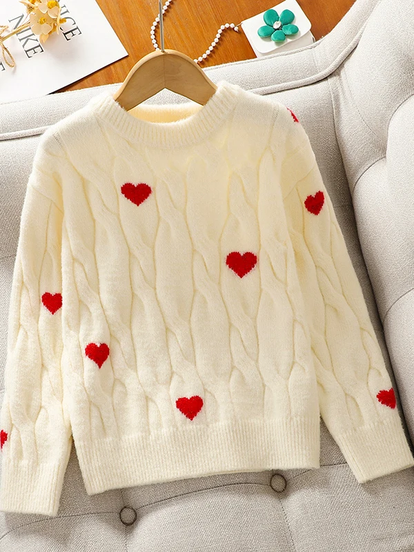 thiened-warm-knitted-base-irt-for-girls-heart-patterned-autumn-winter-sweater-soft-procing-sweet-sle-children's-clot