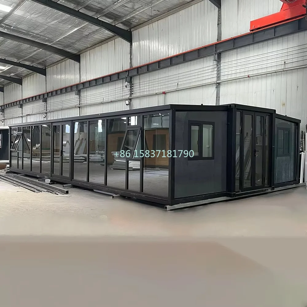 China Container House Villa Expandable Container House Prefabricated Villa Mobile Home Light Steel Australia Container House