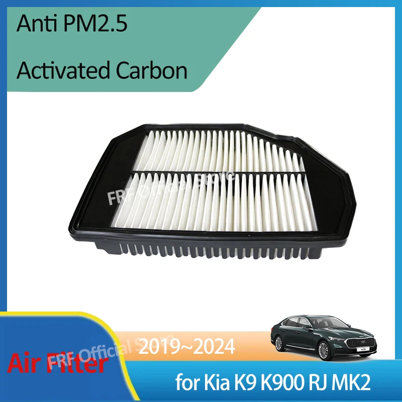 Для Kia K9 K900 RJ MK2 2019 2020 2021 2022 2023 2024 28113-B1000 Элемент воздушного фильтра Впускной фильтр двигателя Аксессуары для загрязнений