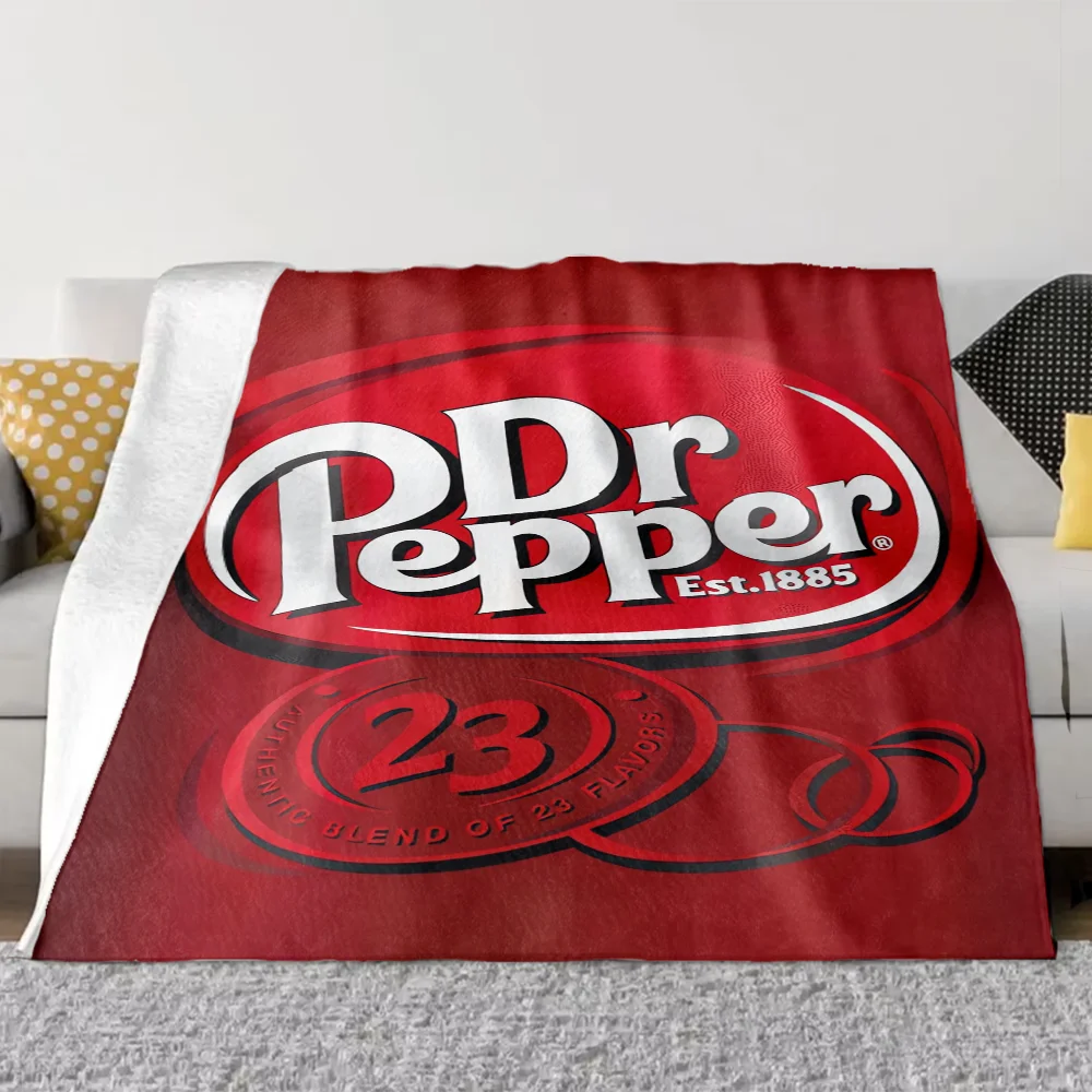 بطانية دكتور بيبر الفانيلا متعددة الأغراض، بطانية مكتب ناعمة، لحاف رقيق من القطيفة، هدية العيد