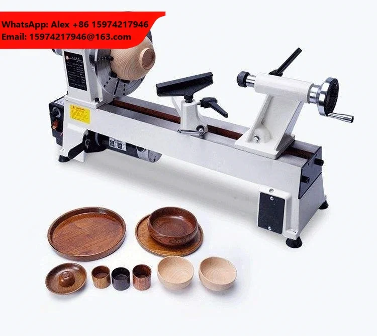 Woodworking Infinitely Variable Speed Turning Wood Lathe Milling Machine Mini Small Woodworking Tool Lathe Home Use And Diy