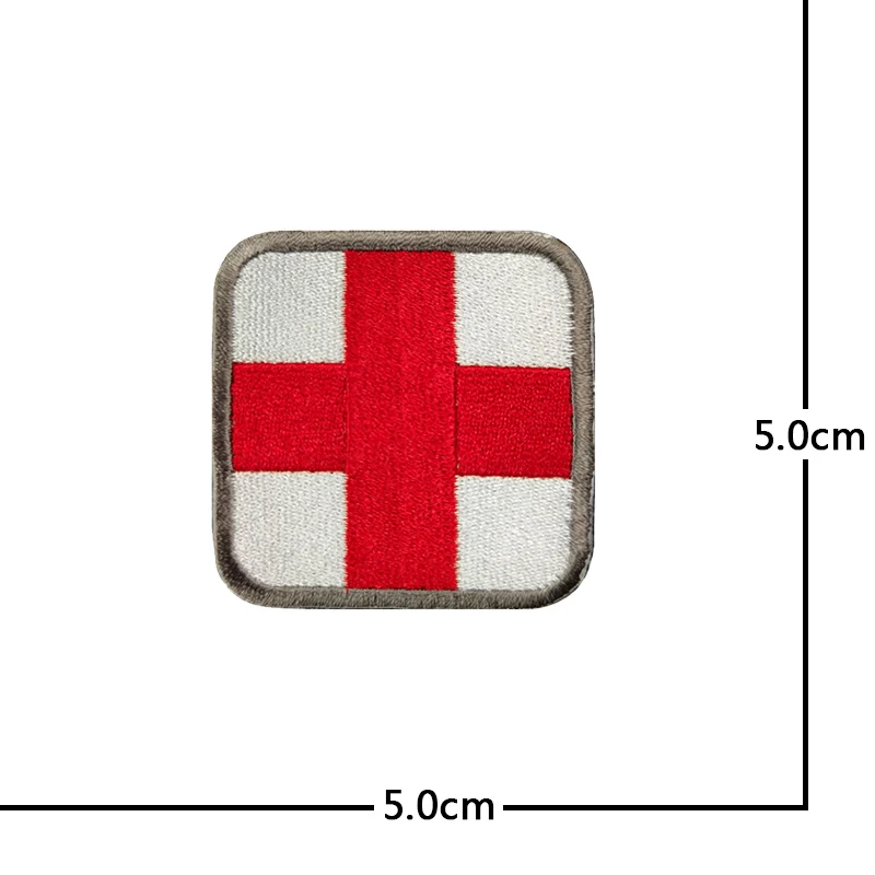 medic rescue Embroidered patch Hook and Loop Applique Armband Military Tactic Badge Backpack DIY Apparel Accessories