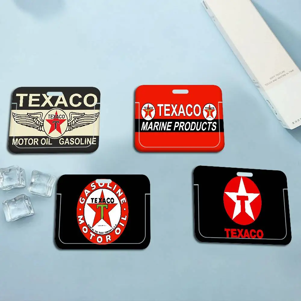 

Vintage Texaco Sign Card Holder Company Staff Pass ID Work Card Holder Business Supplies