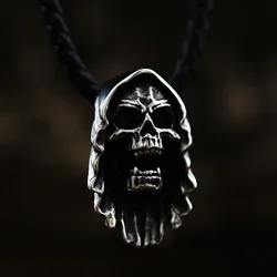 BEIER 2023 New Trendy Skull Grim Reaper ciondolo ciondolo gotico da uomo pesante regalo di gioielli di alta qualità