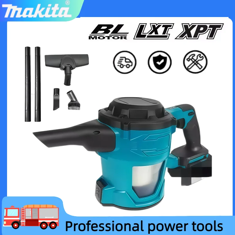 

Makita Protable Cordless Electric Vacuum Cleaner Handheld Dust Carpet Collector Machine For 18v Battery(no battery)