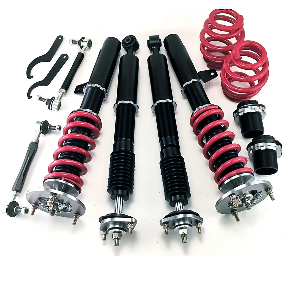 

ADDCO Spring Struts Racing Suspension Coilover Kit Shock Absorber For 01-05 E46 330i/330Ci/330xi CN-E46(527) (RANDOM COLOR)