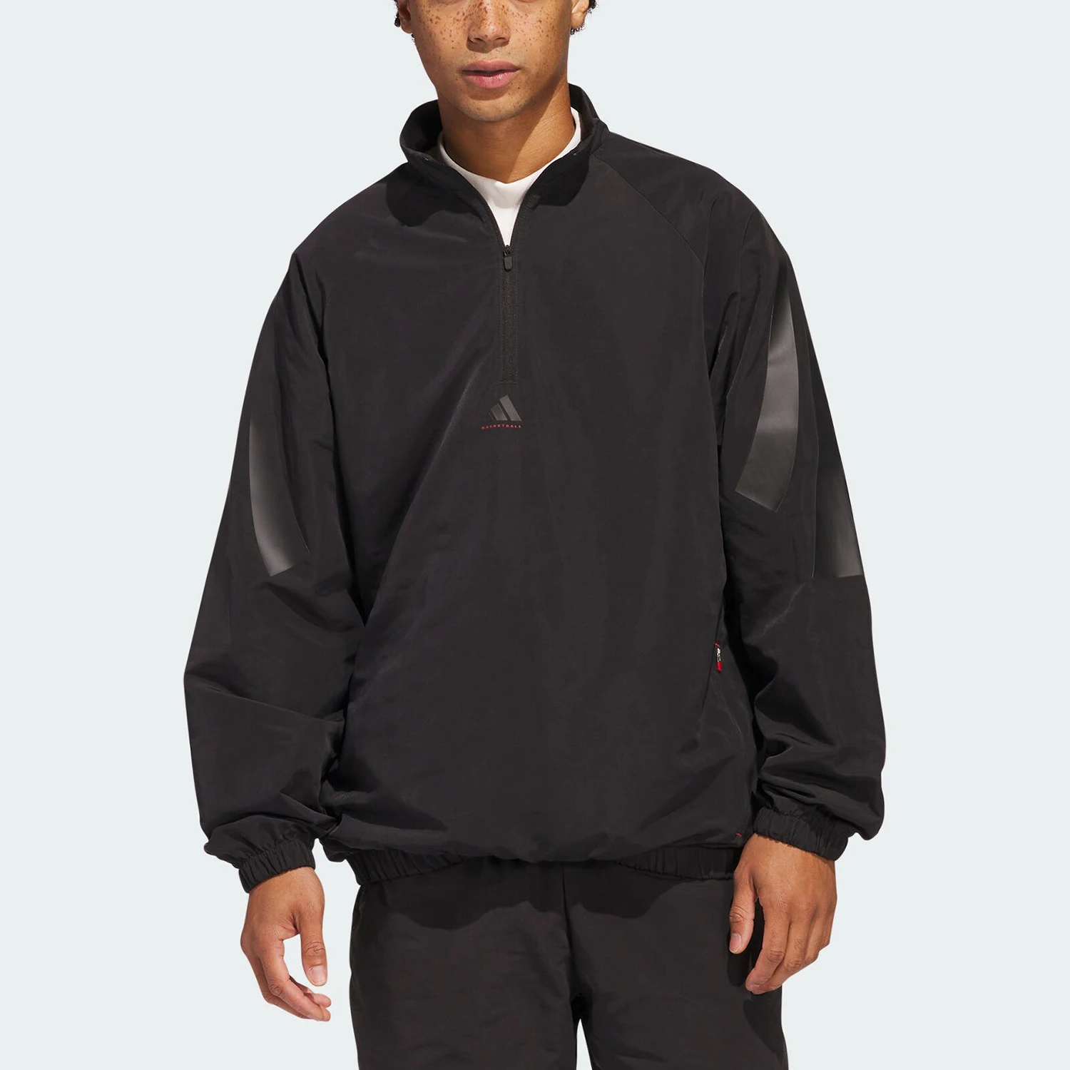 

Adidas Official Genuine JACKET Men's and Women's Half-Zip Stand-Up Collar Basketball Sweatshirt IW5636