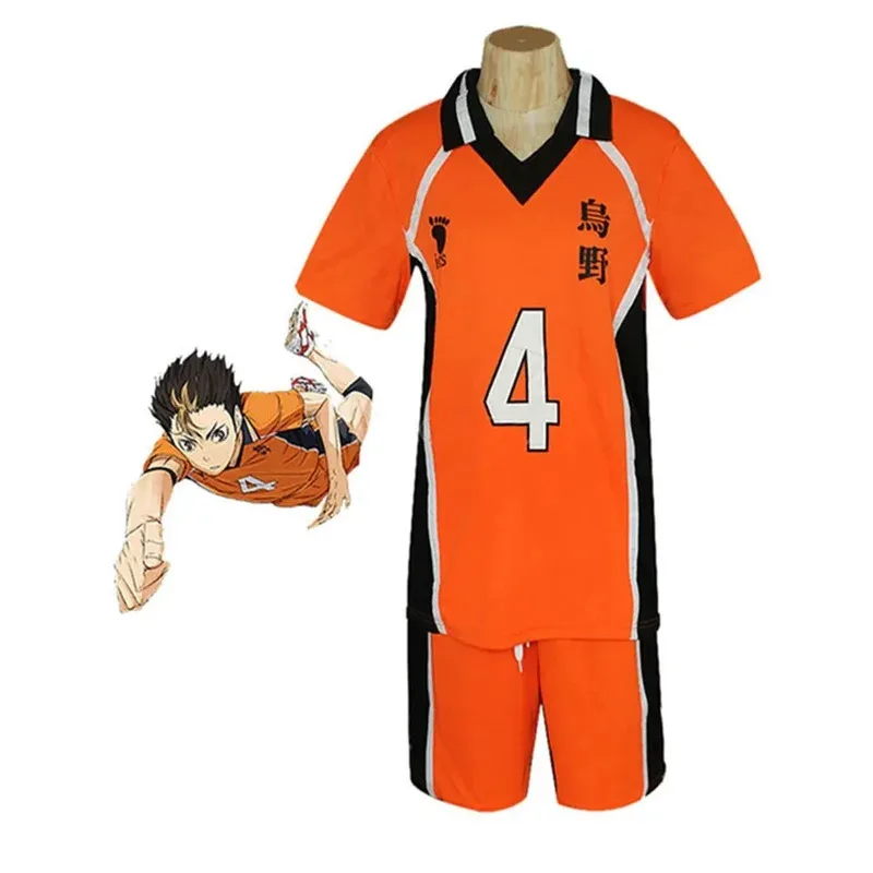 Haikyuu Hinata Shoyo Karasuno المدرسة الثانوية الكرة الطائرة ملابس رياضية للهالوين حفلة عيد الميلاد لعب الأدوار للرجال والنساء قصيرة S