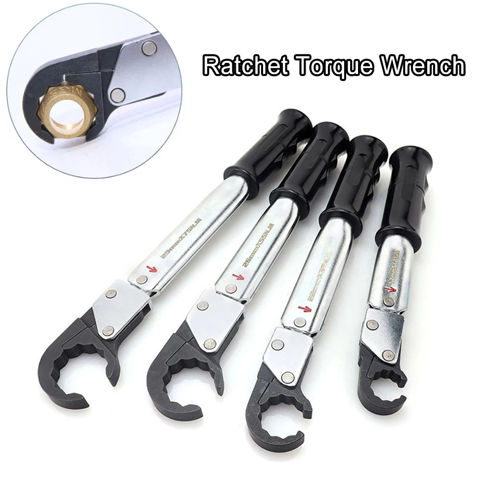 Open End Wrench Copper Cap Bell Mouth Tool ST-02L Ratchet Torque Wrench Combination High-precision Air Conditioning Repair Tool