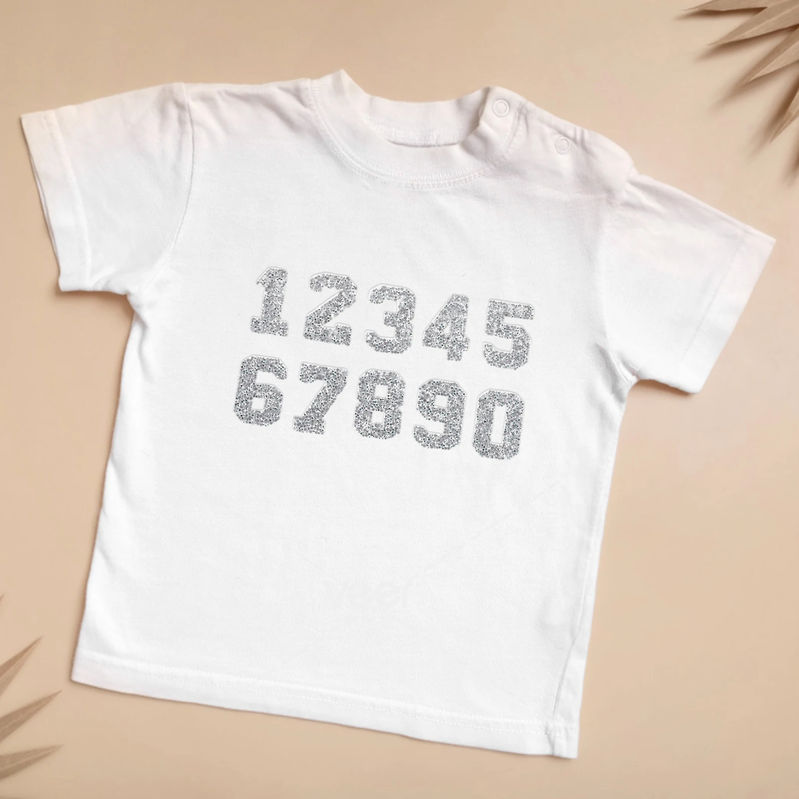 

10pcs Rhinestone Number Patch Hot Drill Stickers DIY Iron Patches Heat Transfer Hat Handbag Glitter Self