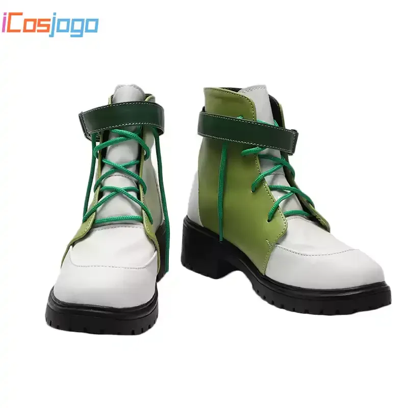 Identity V	The Little Girl - Rolling Panda Buddy  Cosplay Shoes Halloween Carnival Boots PU Leather Shoes Cosplay Costume Prop