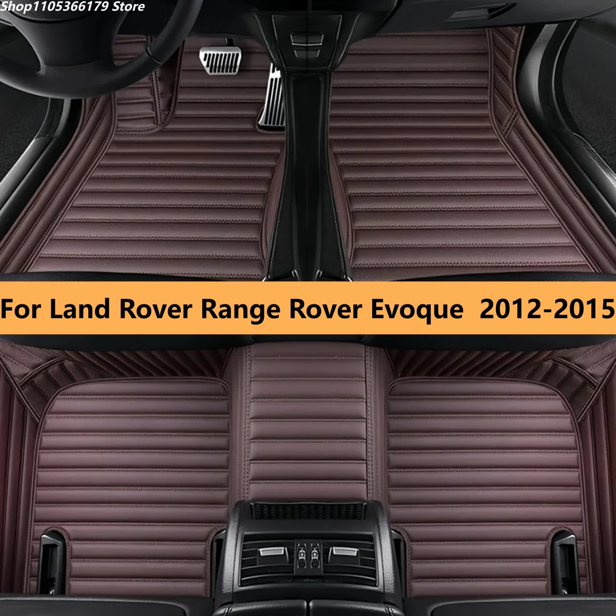 

SUV Car Floor Mats Fit For Land Rover Range Rover Evoque 2012 2013 2014 2015 Front Rear Row Full Set Car Floor Mats