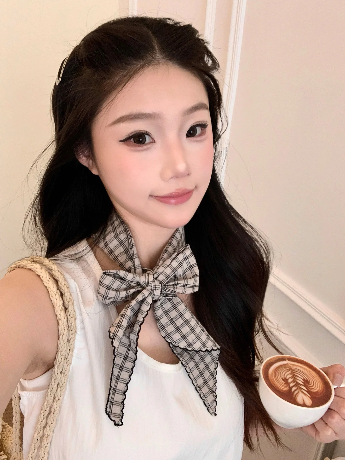 lenco-de-seda-coreano-vintage-xadrez-feminino-para-primavera-verao-estilo-universitario-artistico-e-versatil-faixa-de-cabelo-elegante