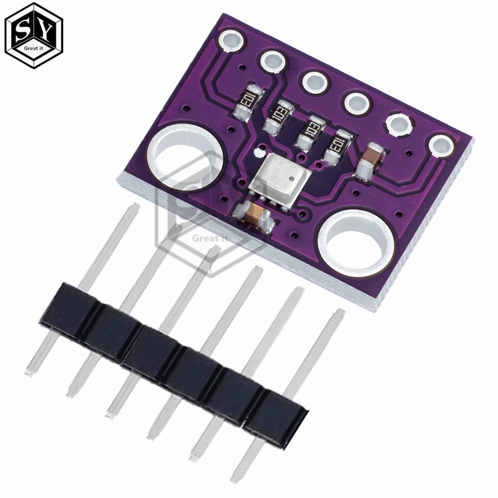 1PCS  GY-BME280-3.3 5V  precision altimeter atmospheric pressure BME280 sensor module