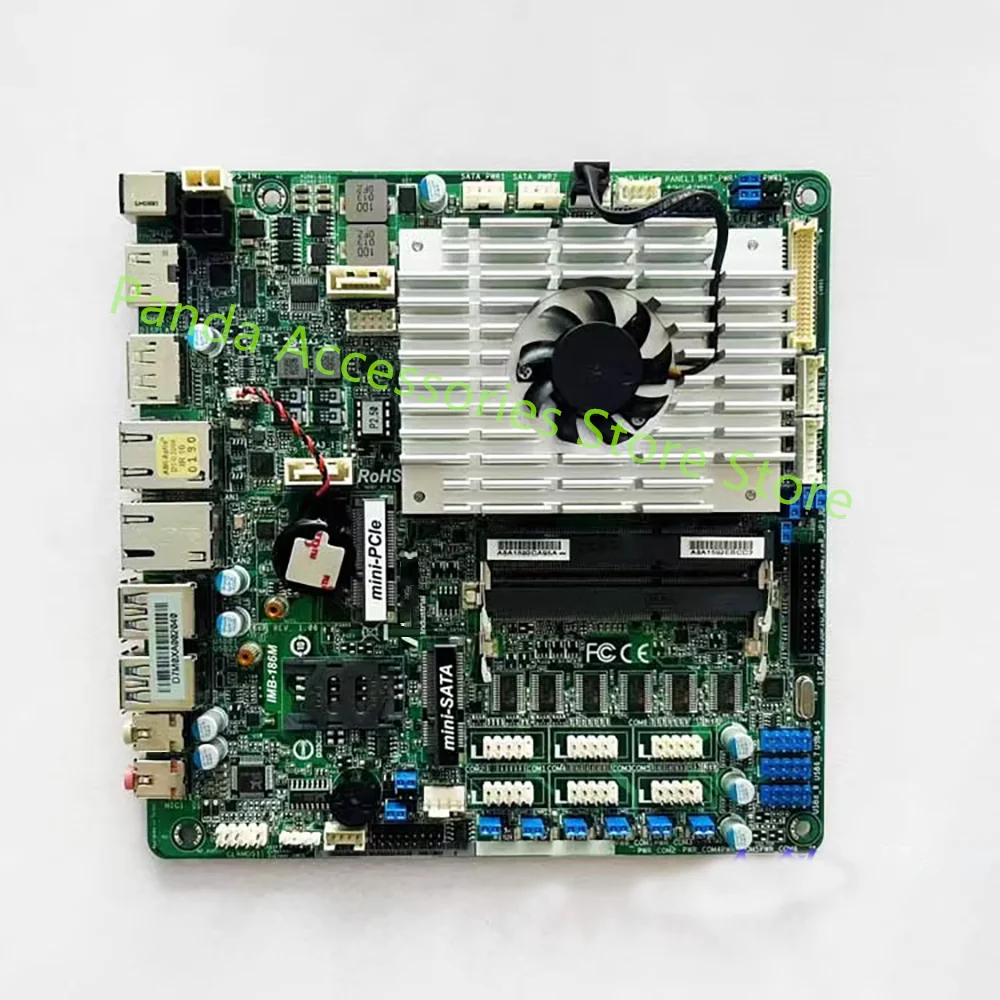 Quad-core I5-4300U Mini-ITX with LVDS iIndustrial Controller Cash Register Board 17*17 IMB-186M