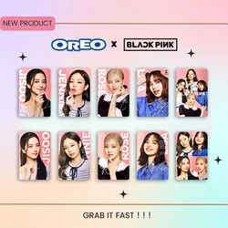 KPOP New Album Card High Quality BP x Oreo Pink Ink Co branded Card