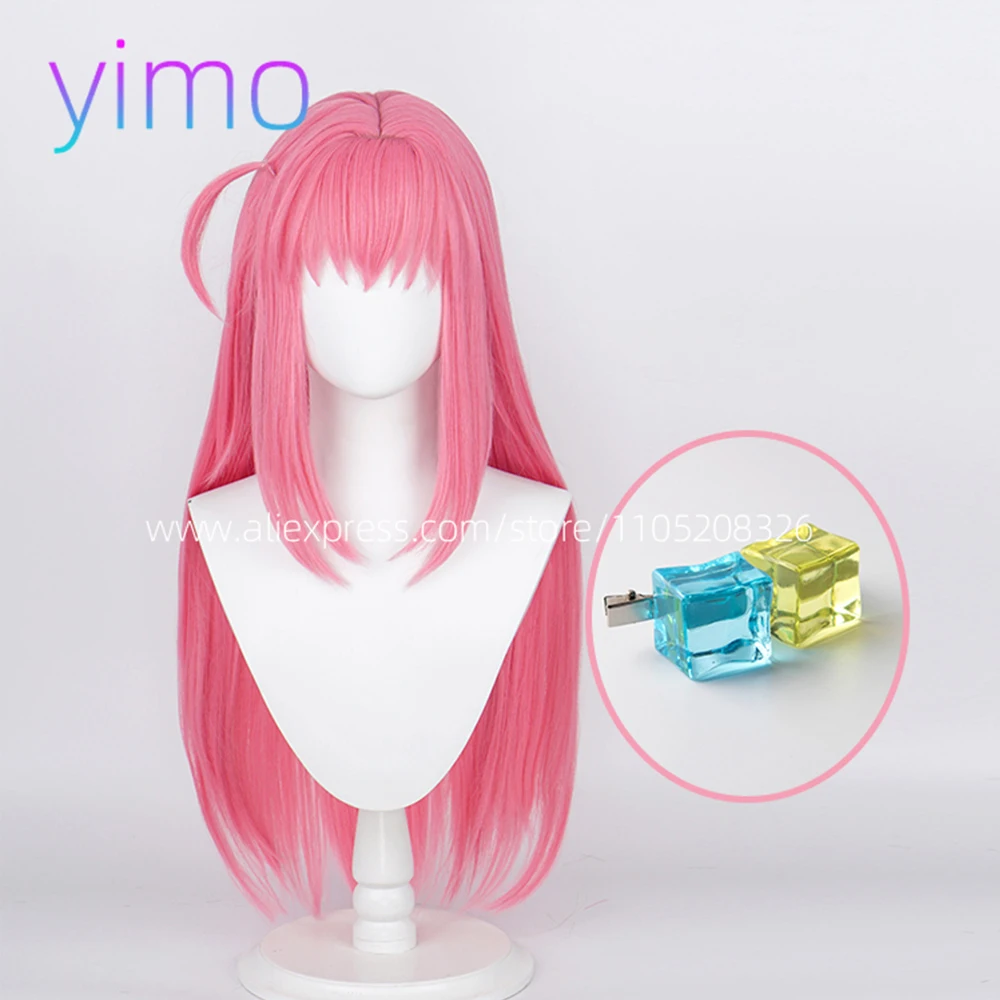 

Loneliness Goto Kokirin Goto's solo cosplay wig ckro Hitori Anime Pink Scalp Hair Heat Resistant Synthetic
