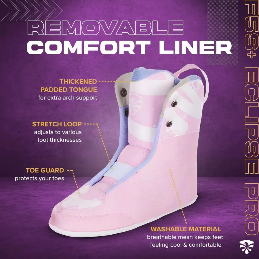 FS5 الكسوف برو الكبار حذاء تزلج بعجلات Slalom Skate، Freeskates، في الهواء الطلق الحضرية حذاء تزلج بعجلات النساء أمبير الرجال، التزلج في الهواء الطلق Ro #4