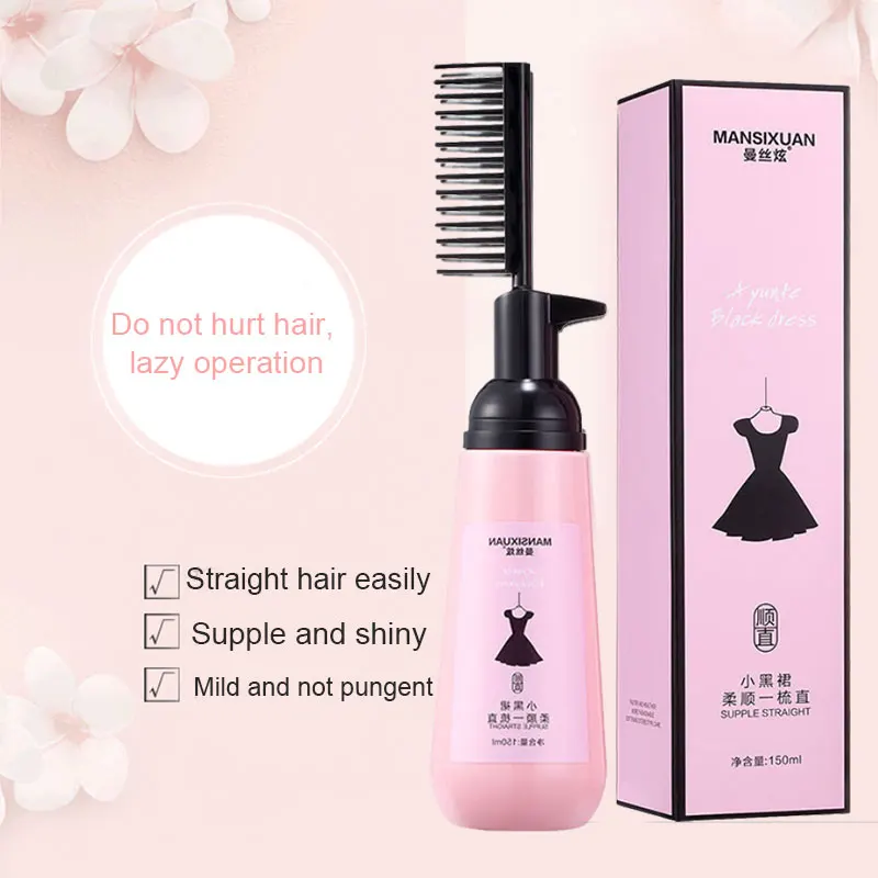 3 Sec Straight Hair Cream Hair Straightening Protein Treatment 1 Step  Protein Smoothing Professional Results Straighir