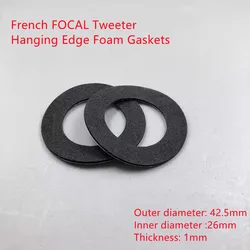 GHXAMP For FOCAL French Tweeter Hanging Foam Side Gaskets Suspended edge 42.5mm 2PCS