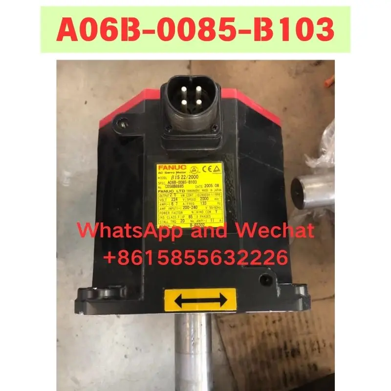 

Used A06B-0085-B103 electric machinery Functional test OK