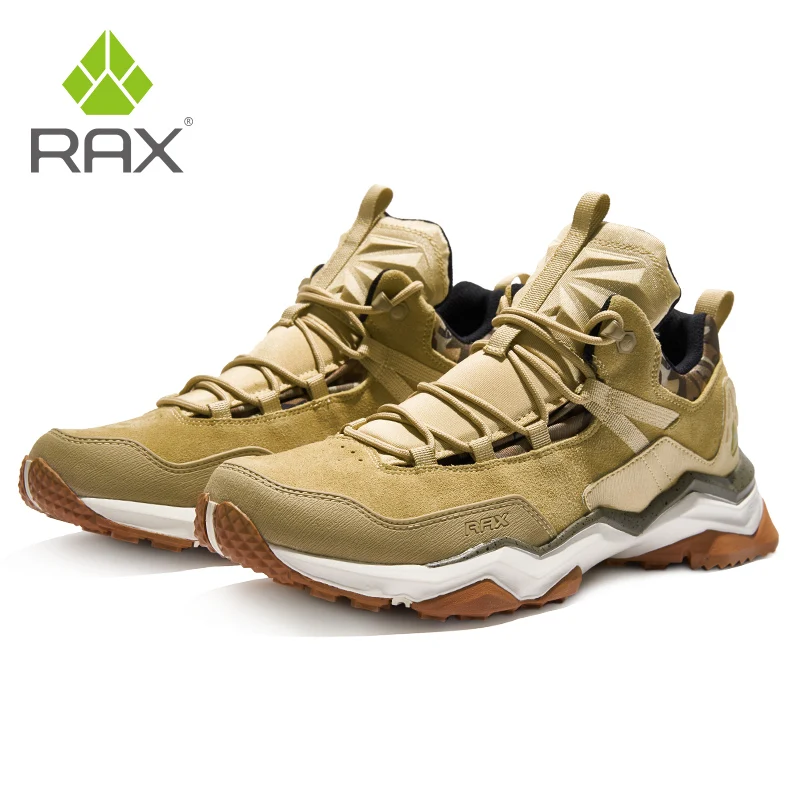 RAX-أحذية المشي لمسافات طويلة مقاومة للماء للرجال ، أحذية المشي في الهواء الطلق ، مع توسيد متعدد ، لتسلق الجبال ، خفيفة الوزن ، الرحلات