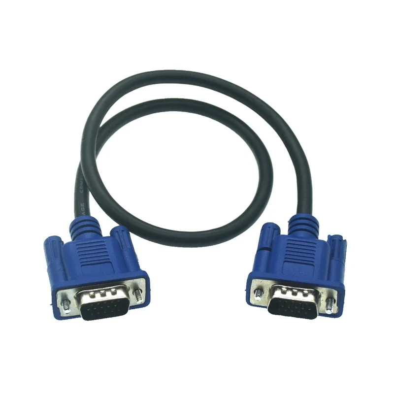 HD 15Pin VGA D-Sub Short Video Cable VGA Male To Male M/M Male To Female And Female To Female For Computer TV Projector Monitor