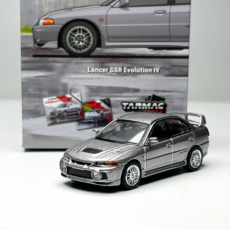 

Модель автомобиля TW Tarmac Works 1:64 Lancer GSR Evolution IV из сплава, классическая, для взрослых, сувенир, подарок, статическая модель для демонстрации