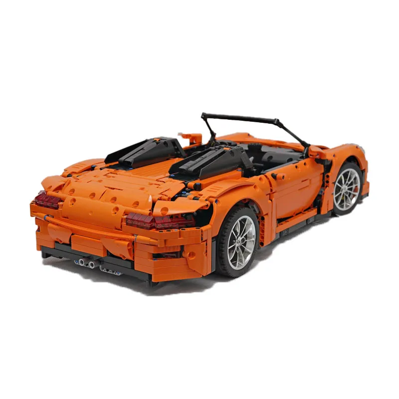 42056 Classic Sports Car Is Compatible with MOC-72814 New Supercar 2621 Parts1:8 Building Block Model Kids Birthday Toy Gift