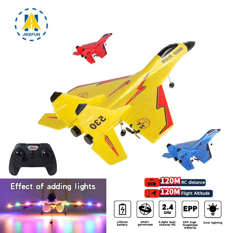 

MiG-530 RC Foam Aircraft with 720p Camera Radio Control Glider Remote Control Fighter Plane Glider AirplaneToys for Children