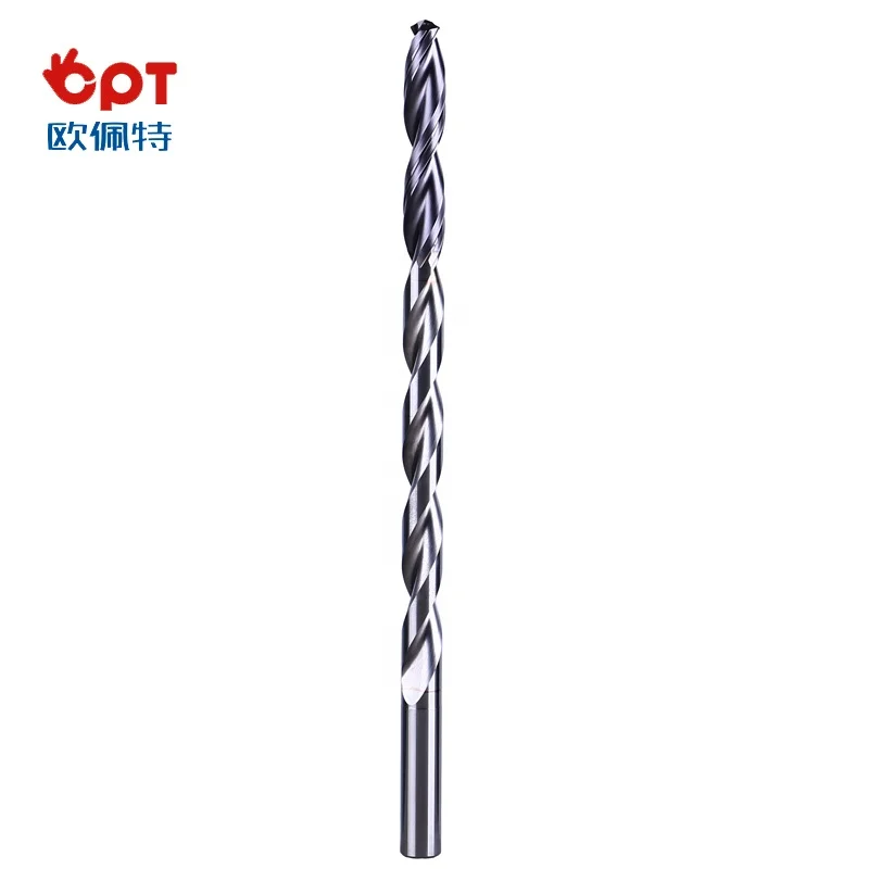 High Precision Tungsten Carbide Deep Hole Drill Bit with Twist Design & Extra Extended Length