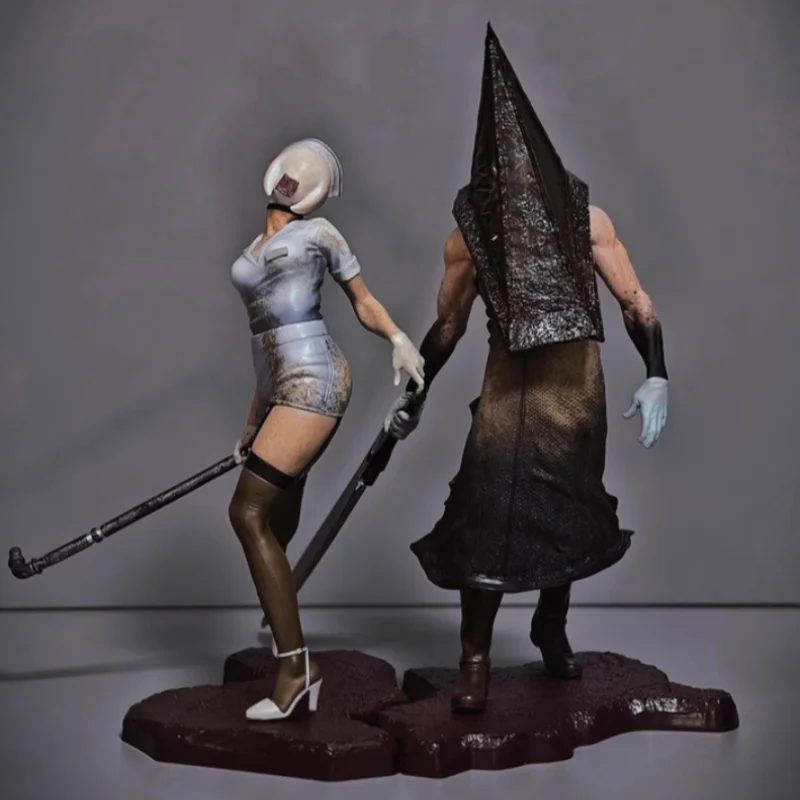 

В наличии: Коллекционная фигурка медсестры из Silent Hill 2, 23 см, модная игрушка, настольное украшение, праздничный подарок для фанатов игры
